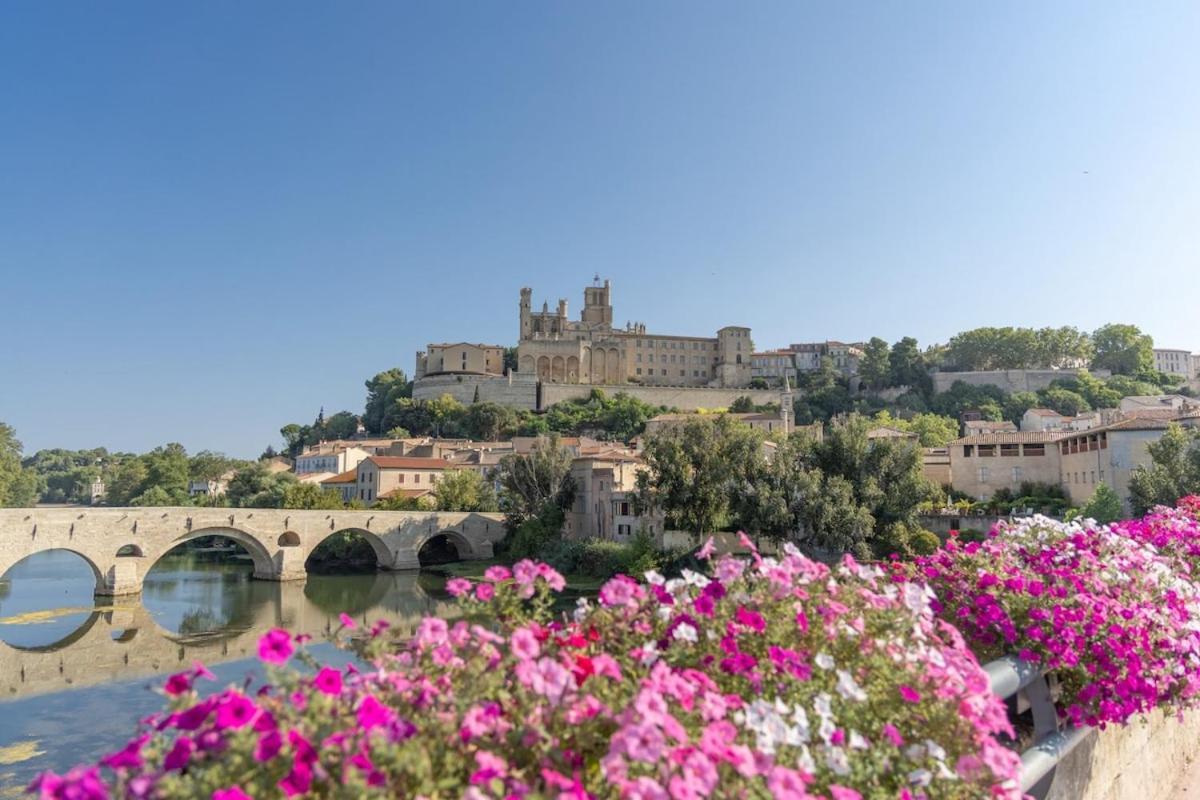 Charmant T2 Beziers Centre Ville Avec Balcon Exterior foto